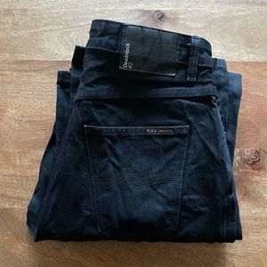 Nudie Clean Eileen dry deadstock special edition black jeans size 29